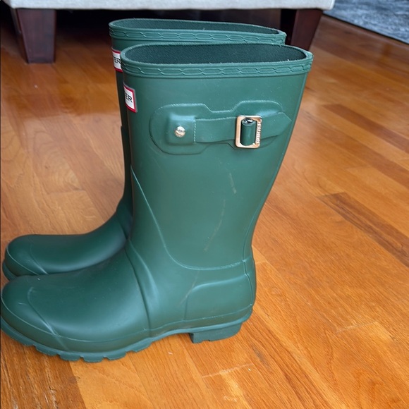 Hunter Classic Forest Green Boots | Size 8 M - Picture 4 of 9